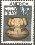 Stamps Panama -  ARTE  PRE-COLOMBINO.  VASIJA.