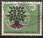 Stamps Germany -  Año Mundial de los Refugiados.