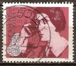 Stamps Germany -  Elizabeth Lasker-Schüler, (1869-1945), escritor alemán.