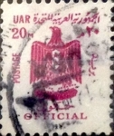 Stamps : Africa : Egypt :  Intercambio 0,30 usd 20 miles. 1966