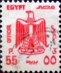 Stamps Egypt -  Intercambio 0,30 usd 55 miles. 1991