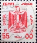 Stamps : Africa : Egypt :  Intercambio 0,30 usd 55 miles. 1991