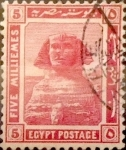 Sellos de Africa - Egipto -  Intercambio 0,20 usd 5 miles. 1914
