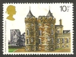 Stamps United Kingdom -  860 - Palacio Holyrood, en Edinburg