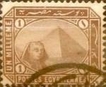 Sellos de Africa - Egipto -  Intercambio 0,20 usd 1 miles. 1888