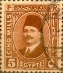 Stamps Egypt -  Intercambio 0,40 usd 5 miles. 1929