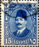 Stamps Egypt -  Intercambio 0,20 usd 15 miles. 1927