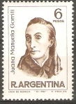 Stamps Argentina -  MUJERES  ARGENTINAS  FAMOSAS.  JUANA  MANUELA  GORRITI,  ESCRITORA.