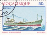 Stamps Mozambique -  MATCHEDJE -BARCO DE MOZAMBIQUE
