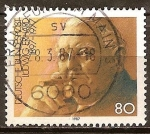Stamps Germany -  90a Aniv nacimiento de Ludwig Erhard (ex Canciller).