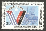 Sellos de America - Cuba -  2479 - XXV anivº del derrocamiento de la tirania, Batalla de Santa Clara