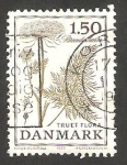 Sellos de Europa - Dinamarca -  655 - Flor medicinal
