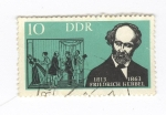 Stamps Germany -  Friederich Hebbel