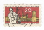 Stamps Germany -  1000 años de Halle/Saale 961-1961