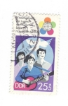 Stamps Germany -  X Festival mundial de la juventud y los estudiantes
