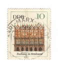 Stamps Germany -  Ayuntamiento de Stralsund