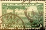 Sellos de America - Estados Unidos -  Intercambio 2,50 usd 1 cents. 1925