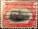 Sellos de America - Estados Unidos -  Intercambio 1,00 usd 2 cents. 1901