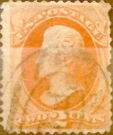 Stamps America - United States -  2 cents. 1879