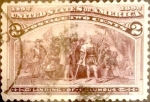 Sellos del Mundo : America : United_States : Intercambio cxrf2 0,30 usd 2 cents. 1893