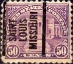 Sellos de America - Estados Unidos -  Intercambio 0,40 usd 50 cents. 1922