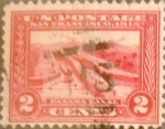 Sellos de America - Estados Unidos -  Intercambio 1,00 usd 2 cents. 1913