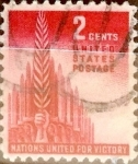 Sellos de America - Estados Unidos -  Intercambio 0,20 usd 2 cents. 1943