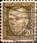 Stamps United States -  Intercambio 0,20 usd 20 cents. 1967