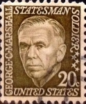 Stamps United States -  Intercambio 0,20 usd 20 cents. 1967