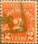 Sellos de America - Estados Unidos -  Intercambio 0,35 usd 2 cents. 1930