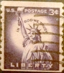 Stamps United States -  Intercambio 0,20 usd 3 cents. 1954