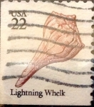 Stamps United States -  Intercambio 0,20 usd 22 cents. 1985