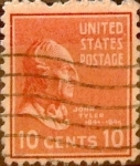 Sellos de America - Estados Unidos -  Intercambio 0,20 usd 10 cents. 1938