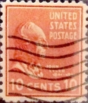 Stamps : America : United_States :  Intercambio 0,20 usd 10 cents. 1938