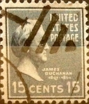 Sellos de America - Estados Unidos -  Intercambio 0,20 usd 15 cents. 1938