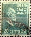 Stamps United States -  Intercambio 0,20 usd 20 cents. 1938
