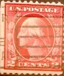 Sellos de America - Estados Unidos -  Intercambio 0,40 usd 2 cents. 1916