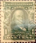 Sellos de America - Estados Unidos -  Intercambio 0,25 usd 1 cents. 1902