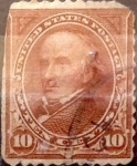 Sellos de America - Estados Unidos -  Intercambio 6,00 usd 10 cents. 1898