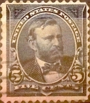 Sellos de America - Estados Unidos -  Intercambio 2,00 usd 5 cents. 1898
