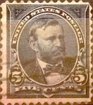 Stamps United States -  Intercambio 2,00 usd 5 cents. 1898