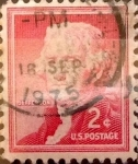 Stamps United States -  Intercambio 0,20 usd 2 cents. 1954