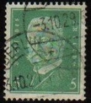 Stamps : Europe : Germany :  DEUTSCHES REICH 1931 Scott368 Sello Presidente Paul Von Hindenburg Alemania Michel455