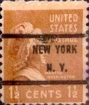 Sellos de America - Estados Unidos -  Intercambio 0,20 usd 1,5 cents. 1938
