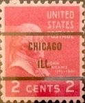 Sellos de America - Estados Unidos -  Intercambio 0,20 usd 2 cents. 1938