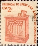 Sellos de America - Estados Unidos -  Intercambio 0,20 usd 2 cents. 1977