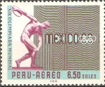 Sellos del Mundo : America : Per� : 19th  JUEGOS  OLÌMPICOS,  MEXICO  68.  