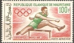 Stamps Mauritania -  JUEGOS  OLÌMPICOS,  MEXICO  1968.  SALTO  DE  OBSTÀCULOS.