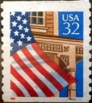 Stamps United States -  Intercambio 0,20 usd 32  cents. 1995