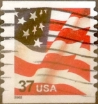 Stamps United States -  Intercambio 0,20 usd 37  cents. 2002